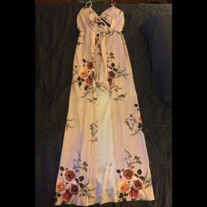 Floral print romper/dress, Size small